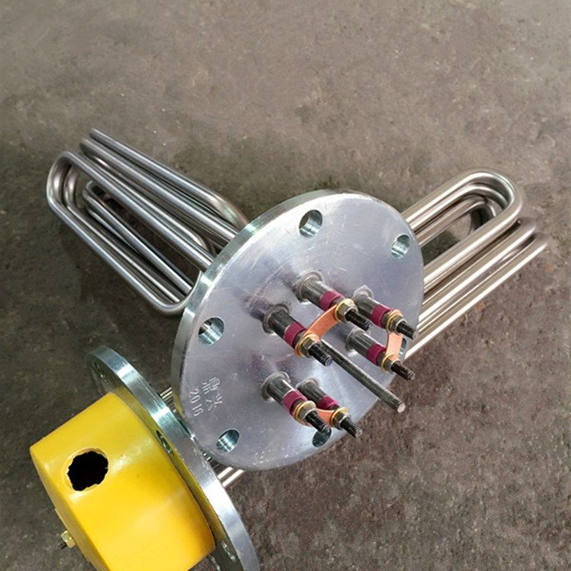 上海佳田蒸汽发生器加热管加热发热管6.9.12.18千瓦法兰14.5公分