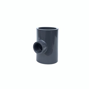 UPVC化工级耐酸碱异径三通 PVC变径三通承压1.6Mpa DN100*125*150