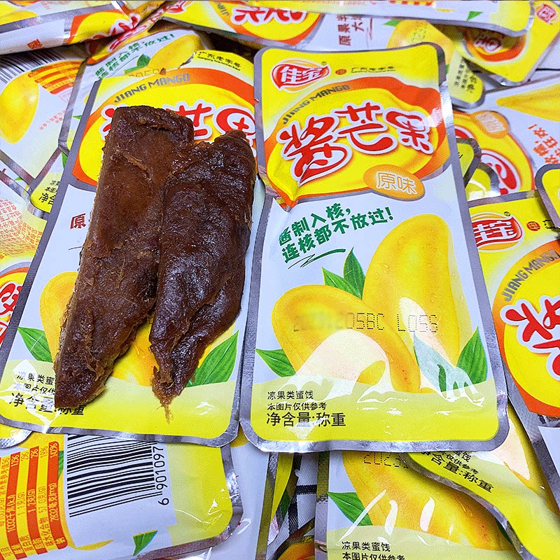 佳宝酱芒果大果肉芒果水果干原味酸甜干吃休闲食品网红小吃零食
