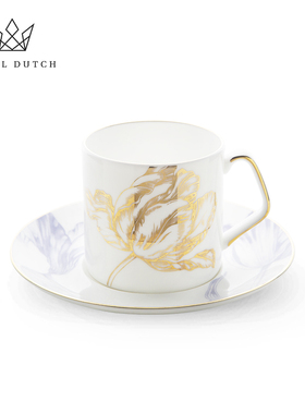 RoyalDutch皇家荷兰郁金香骨瓷咖啡杯茶杯碟下午茶具礼盒生日礼物