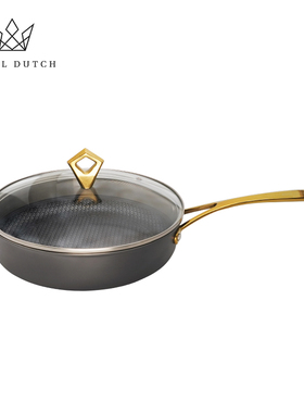 RoyalDutch皇家荷兰不粘煎锅26CM不锈钢平底多功能家用精致礼物
