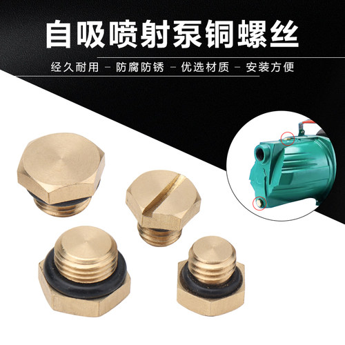 JET增压泵自吸泵喷射泵螺帽堵头