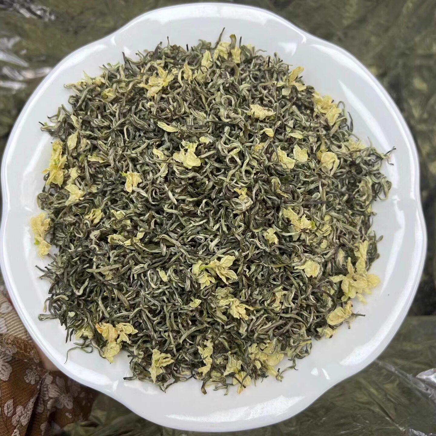 2025新茉莉花茶蒙顶甘露飘雪四川特级浓香型正宗单芽散装包邮