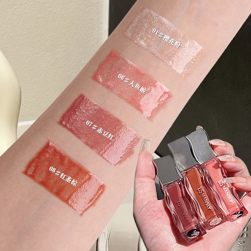 MANSLY星落爆闪镜面唇釉透润水光