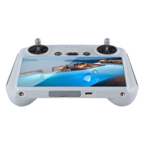 RCSTQDJI大疆Mini3/4Pro带屏遥控器钢化膜Rc贴膜保护套无人机配件