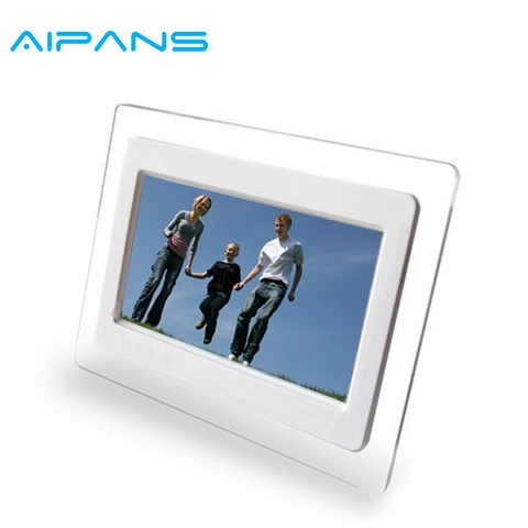 Акриловая универсальная электронная фоторамка, цифровой календарь, 7 дюймов