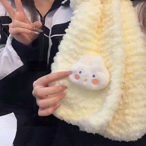 围巾毛线手工diy编织材料包秋冬送女友手织围脖送闺蜜男朋友礼物