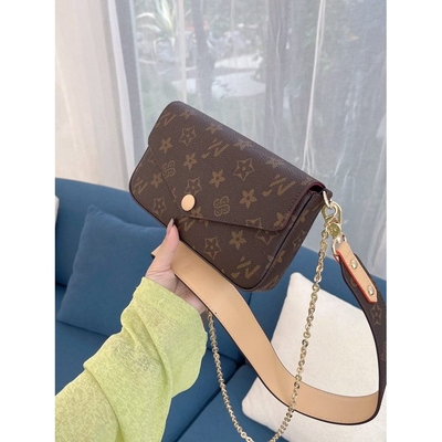 2026年夏季新款真皮女包信封单肩斜挎链条时尚百搭奢侈品牌腋下包