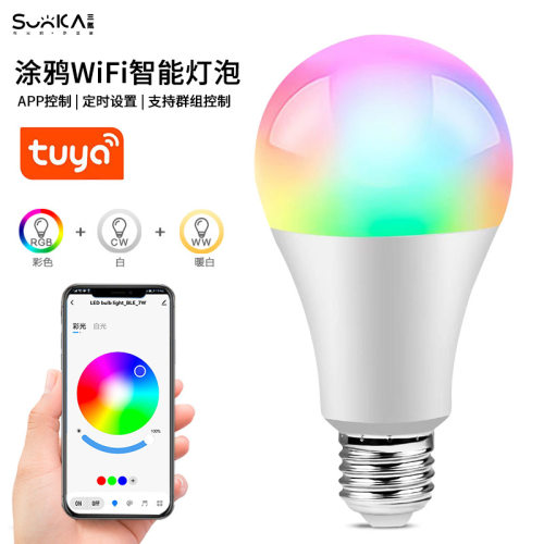 wifi智能灯泡alexaa19APP控制