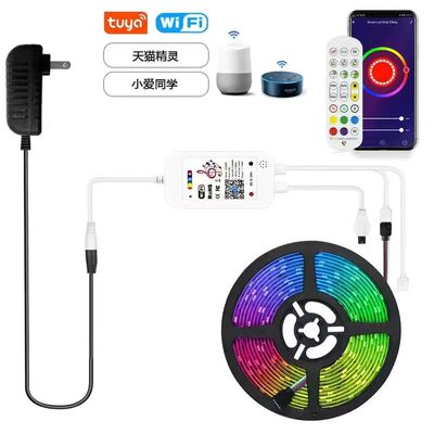 WIFI智能灯带小爱 小度涂鸦RGB七彩灯光科技感灯带氛围灯卧室自粘