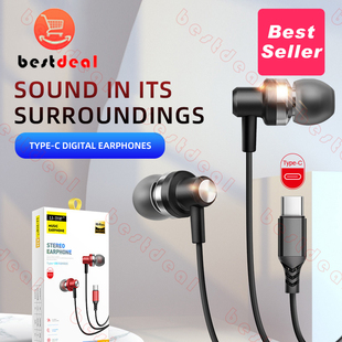 Wired Earbuds in-Ear Earphones,Build-in Mic with 3.5mm TypeC