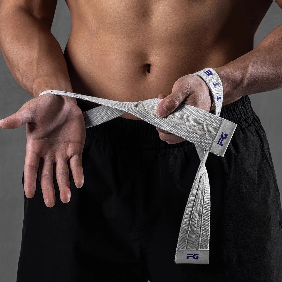 执炼健身硬拉单杠助力带男护腕举重引体向上高翻防滑握力借力带女