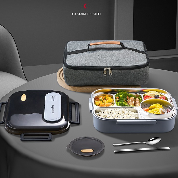 食品级超大号餐盒上班专用可微波炉316不锈钢饭盒学生保温密封盒