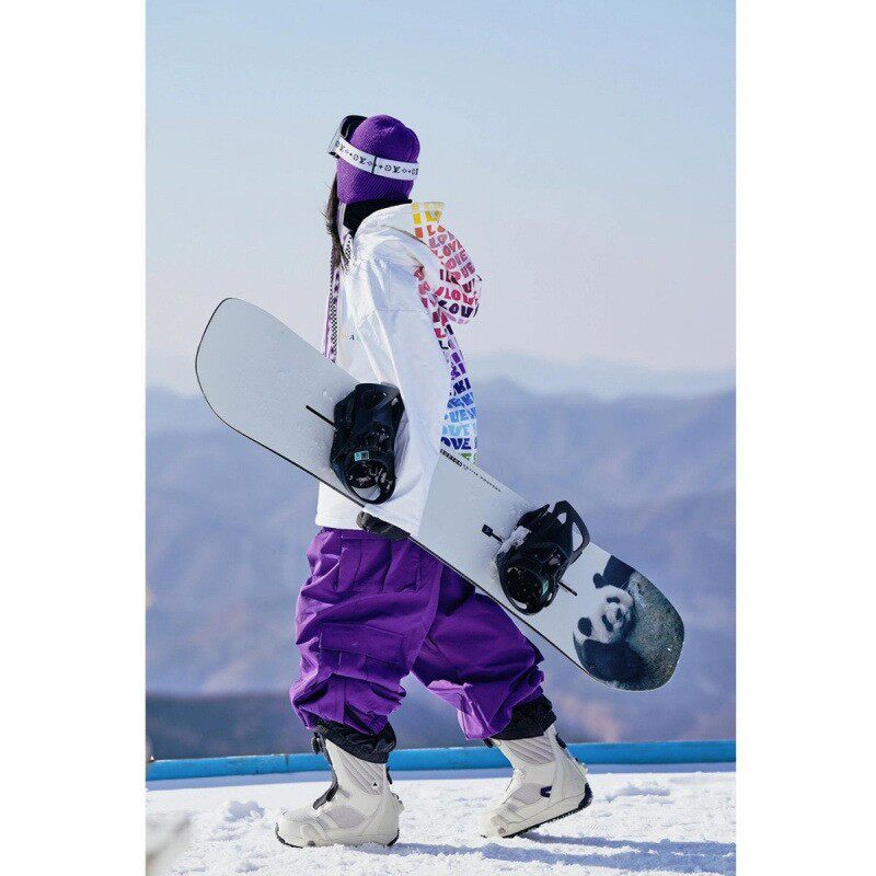 阿勒泰滑雪专业滑雪服套装户外单板防风防水加厚夜滑反光兔滑雪裤
