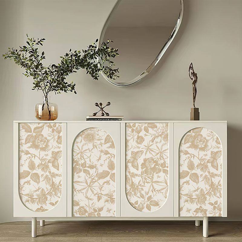 美式复古墙纸自粘墙贴玫香几许防水卧室家具橱柜美化贴贴纸