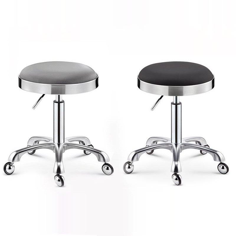 美容椅旋转升降圆凳防爆凳理发椅大工凳美发店转凳圆形滑轮师傅椅