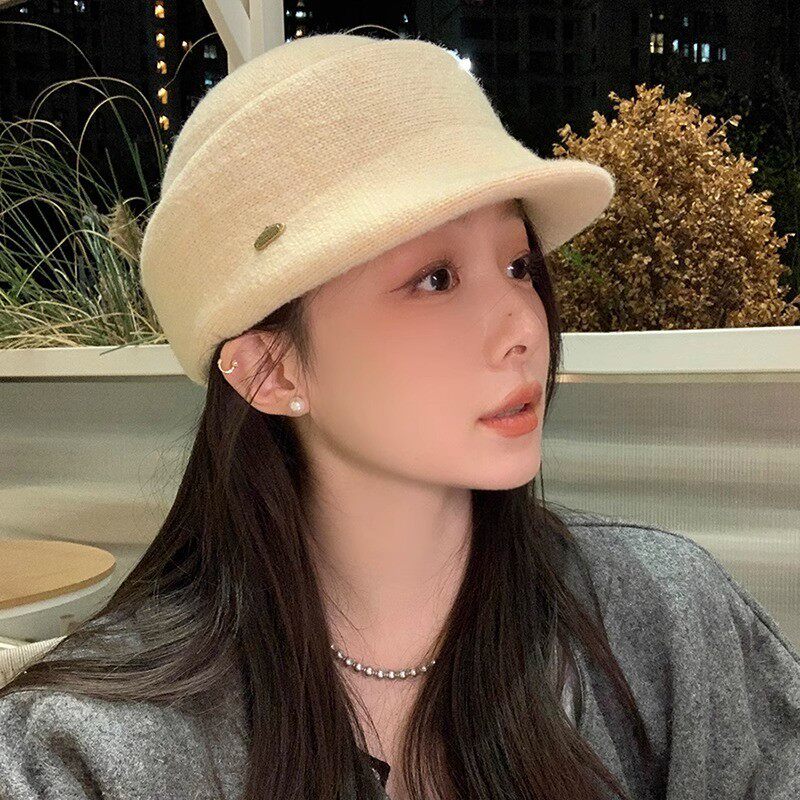 留洋千金优雅毛呢马术帽女秋冬英伦风复古百搭显脸小时尚气质礼帽