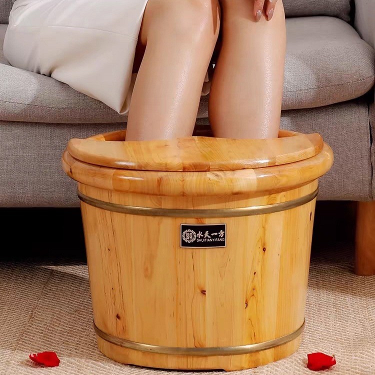 香柏木泡脚桶养生泡脚木桶家用实木泡脚盆足浴盆木盆洗脚盆洗脚桶