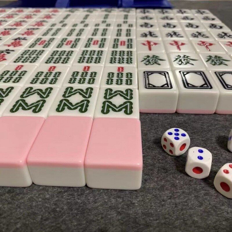 手搓麻将牌中号大号家用手搓麻将广东四川东北明微