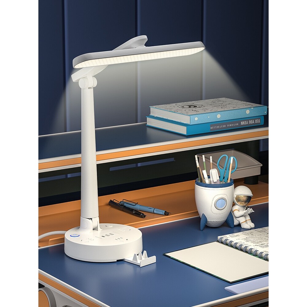 护眼台灯学习宿舍书桌灯插电式学生阅读台灯led床头灯护眼灯