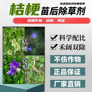高盖甲禾灵桔梗除草剂桔梗党参专用苗后灭草剂禾阔双除正品不伤苗