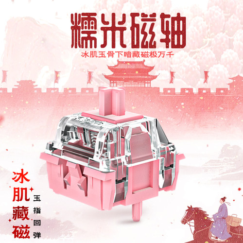 糯米磁轴线性封底磁轴