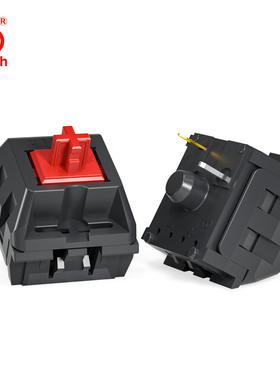 凯华官方kailh 传统机械键盘轴体 KT青红茶 经典插件灯3脚轴体