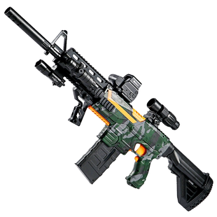 m416软弹枪儿童玩具男孩大号电动连发冲锋机关枪吸盘软胶弹9-10岁