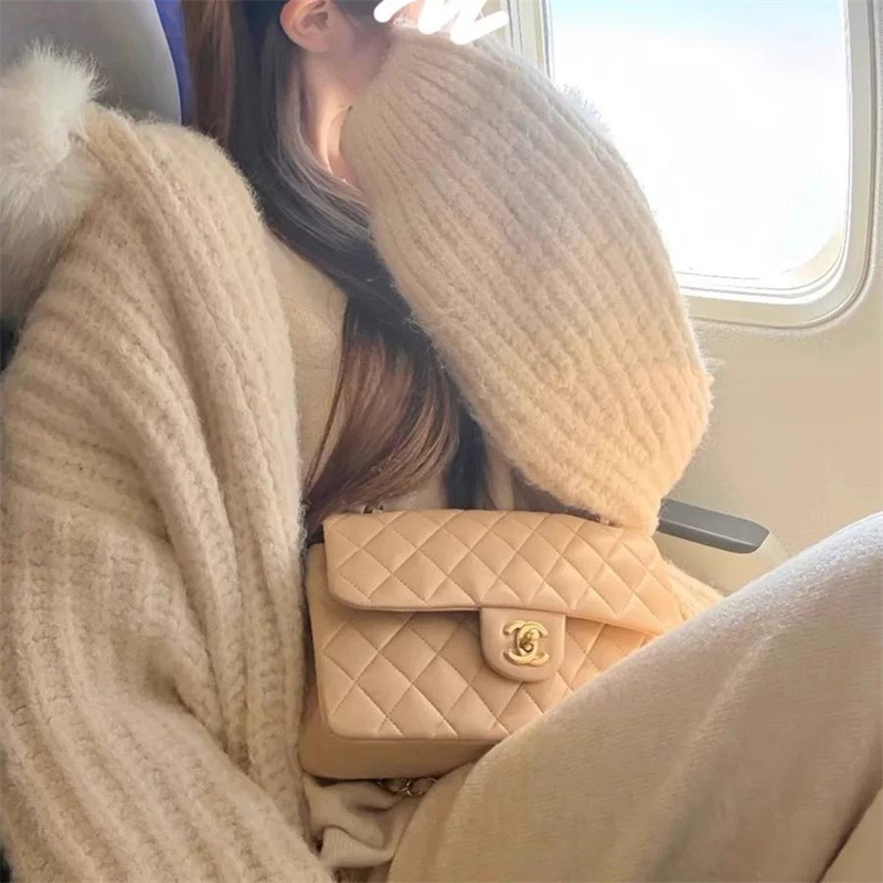 欧美跨境亚马逊杏色毛领连帽毛衣外套女秋冬慵懒风宽松针织衫上衣