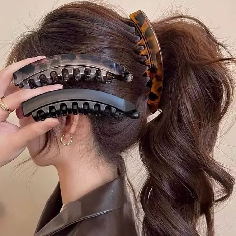 发量多香蕉夹发夹女高马尾大号后脑勺夹子发卡竖夹百搭气质