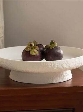 水果盘办公室用简约现代高级感水果盘客厅轻奢高档零食摆放盘简约