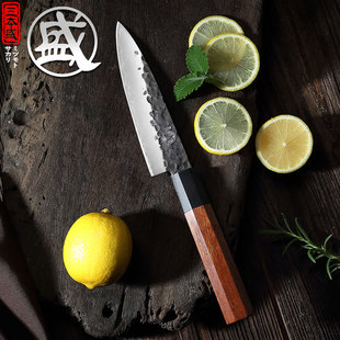 锋利锻打水果刀家用锻打刀具剔骨多用刀瓜果刀果皮刀削皮免磨小刀