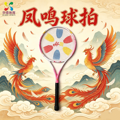华柔柔力球拍套装26新品太极初学者不掉球凤鸣球拍999套路球拍