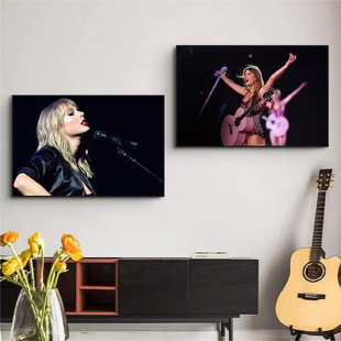 霉霉装饰画咖啡馆挂画音乐教室泰勒斯威夫特taylorswift周边壁画