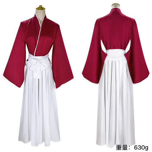 浪客剑心绯村剑心cos服阵风伯佐祢彦和服剑道服cosplay服装