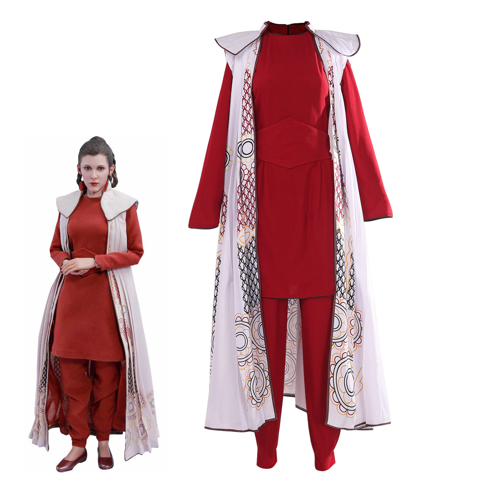 星球大战5:帝国反击战cosplay表演服装莱娅公主电影角色cosplay