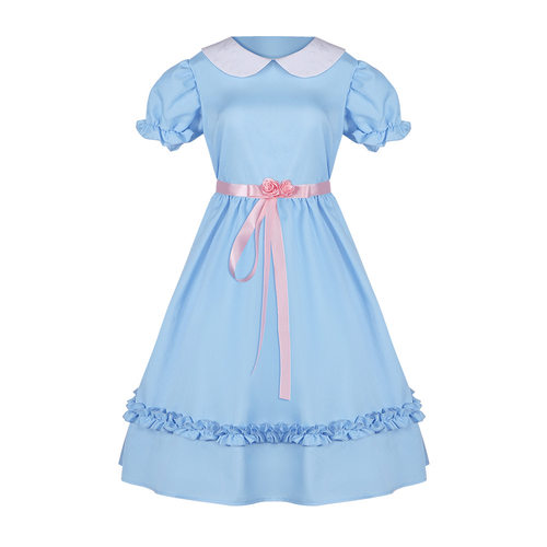 双胞胎女孩cos服电影同款万圣节服装连衣裙cosplay舞台表演服