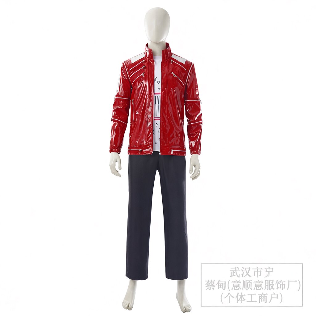 巨星之路cos服迈克尔皮衣打歌服演唱会表演服