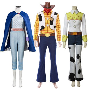 玩具总动员4胡迪cos全套cosplay服装牛仔警长男装