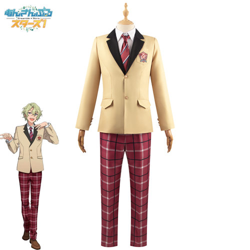 金狐狸偶像梦幻祭玲明学院校服cospla巴日和cos服二次元动漫服装