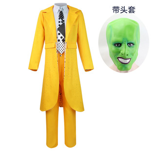 万圣节现货跨境变相怪杰cos服斯坦利cos男装