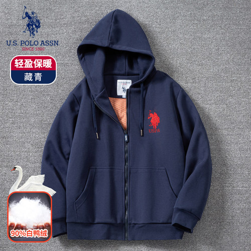 【花花专享&U.S.POLO ASSN.】男女情侣休闲百搭外套US23JK317