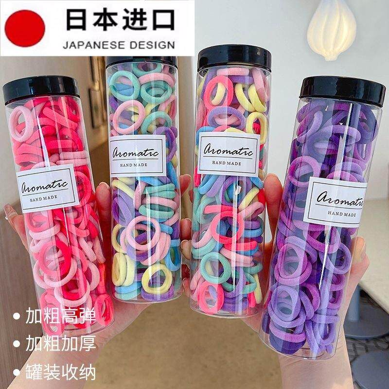 儿童皮筋高弹不伤发头绳小女孩扎辫子糖果色毛巾圈女宝宝拇指发圈