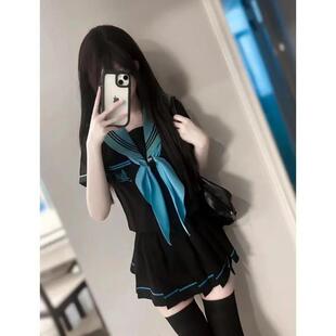 2025年夏季新款原创日系幼萌系jk制服短水手服套装可爱软妹学生