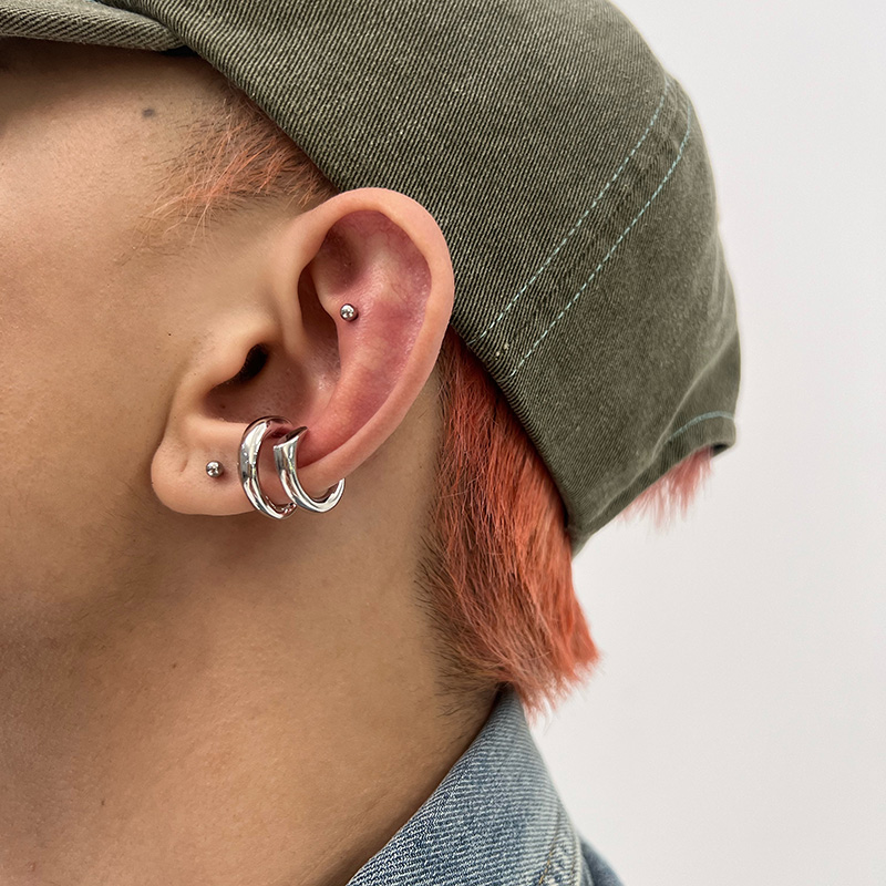 欧美风复古无耳洞而耳夹