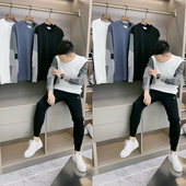 节新款 长袖 T恤男士 BXBM2025年秋冬季 时尚 潮流百搭休闲卫衣男潮ins