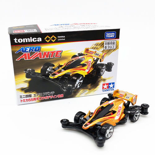 TOMY多美卡合金小汽车模型黑盒旗舰版TPU AERO AVANTE 四驱55周年