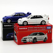 TOMY多美卡tomica合金车模型黑盒旗舰版 1比61 GSR TP13三菱EVO