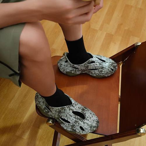 361运动凉鞋N40洞洞鞋男夏季透气凉拖鞋情侣拖鞋软底运动沙滩鞋