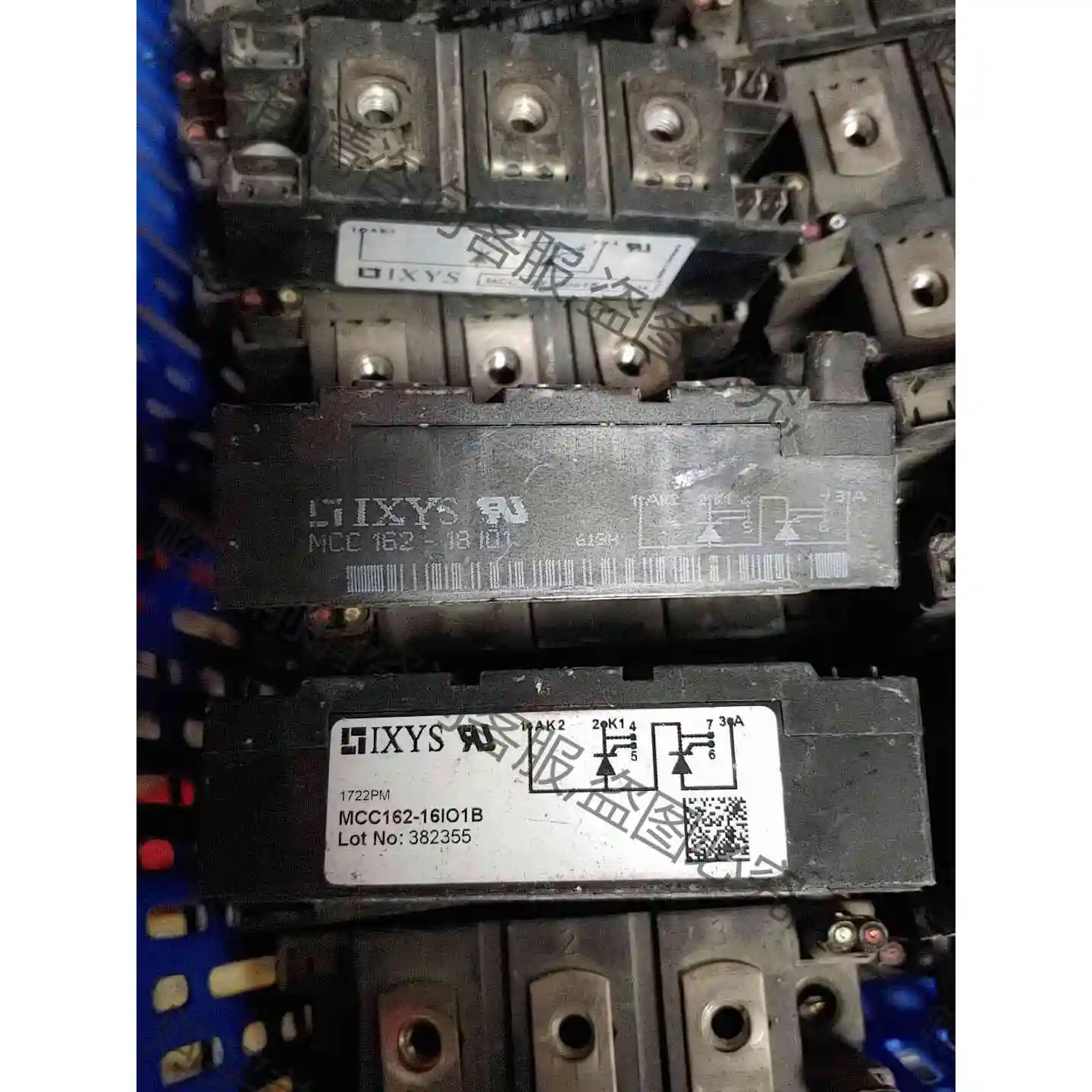 艾赛斯MCC162 -16可控硅模块，MCC162-18也有 议价产品 原装拆机